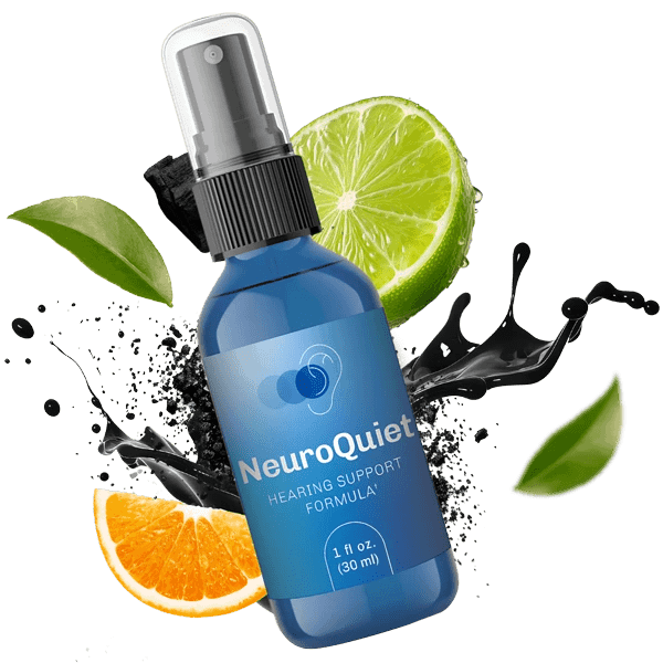 NeuroQuiet dietary supplement bottle